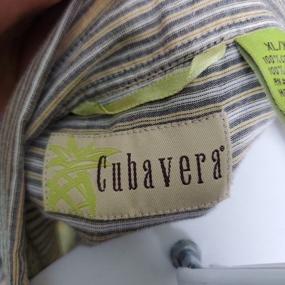 Cubavera Men's Long Sleeve Casual Button Down Shirt Size XL - Picture 8 of 12